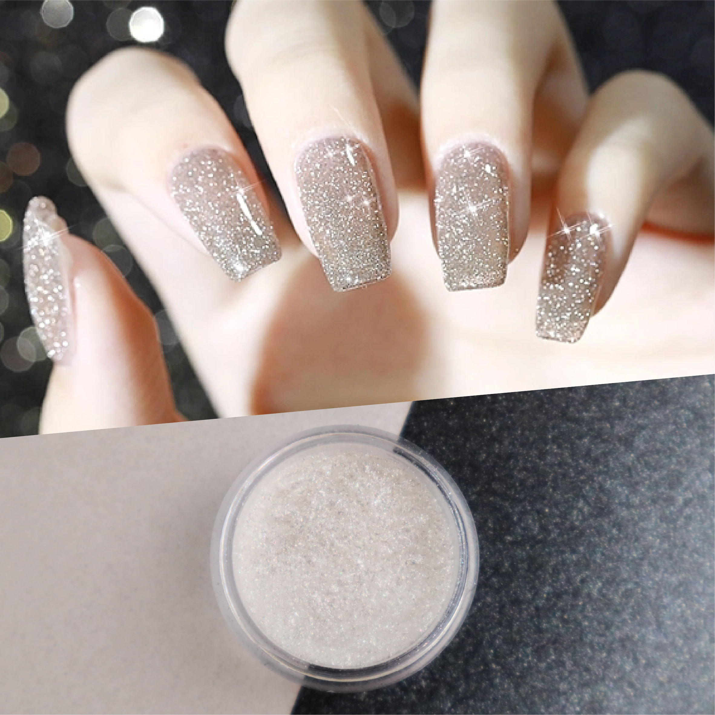 Diamant Silver White Pearlescent Pigment